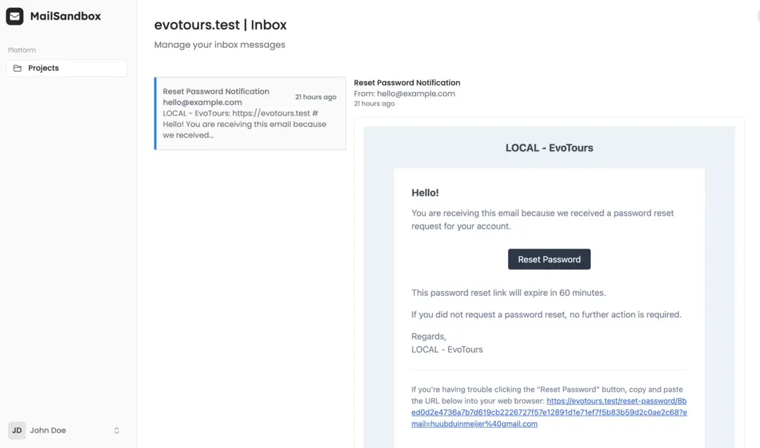 App screenshot